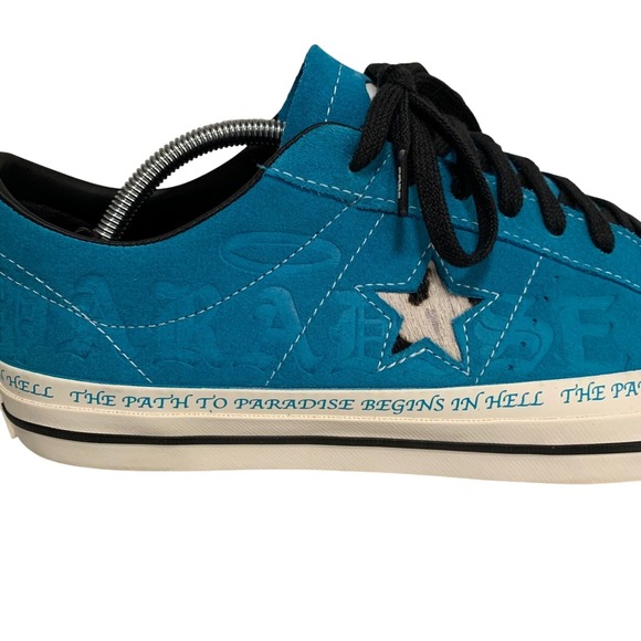 Converse x Sean Pablo One Star Pro Paradise Rapid Teal Suede Men's 11.5 - Picture 7 of 16